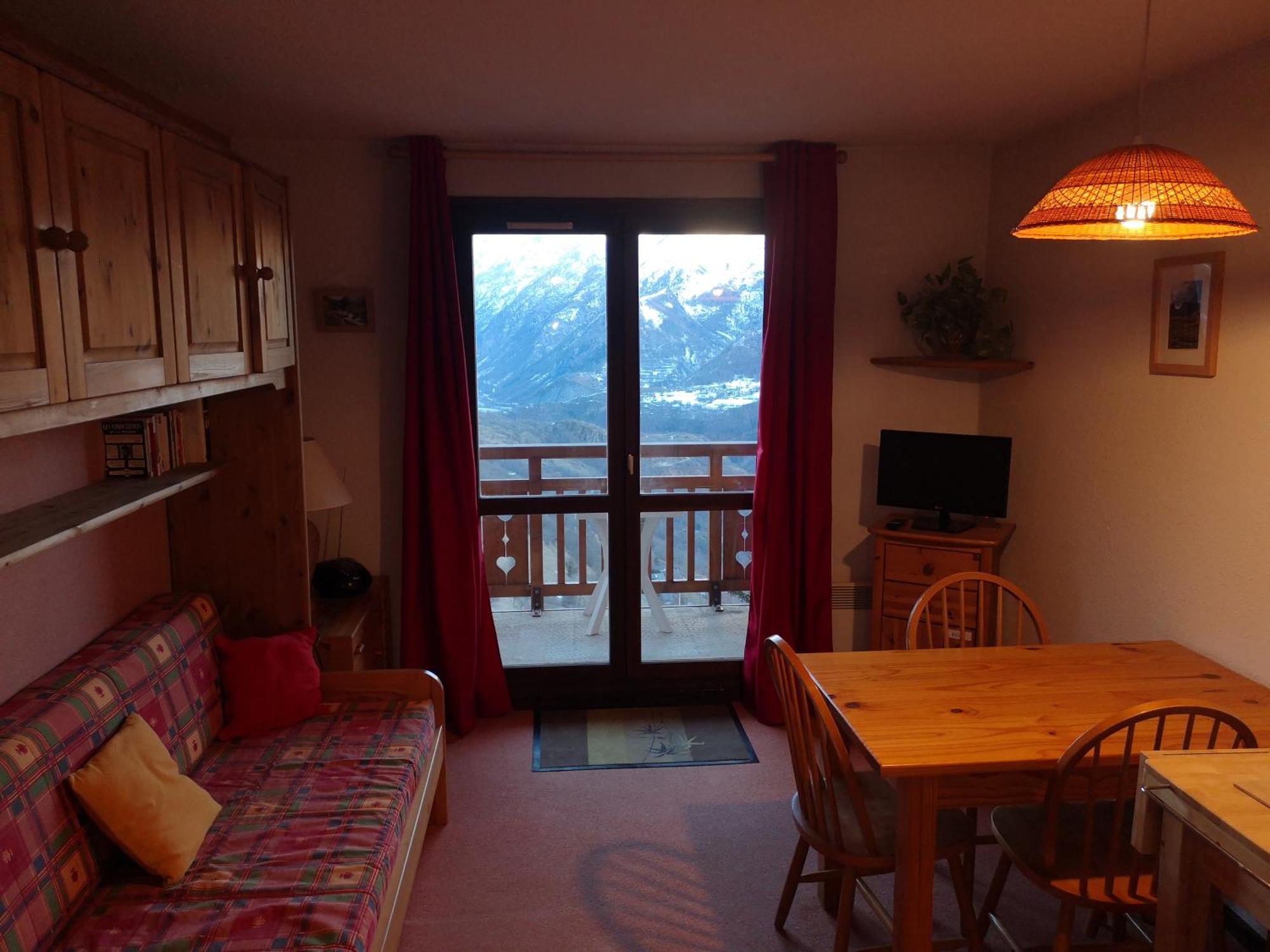 Studio Coin Montagne A Auris En Oisans Avec Vue Magnifique Εξωτερικό φωτογραφία
